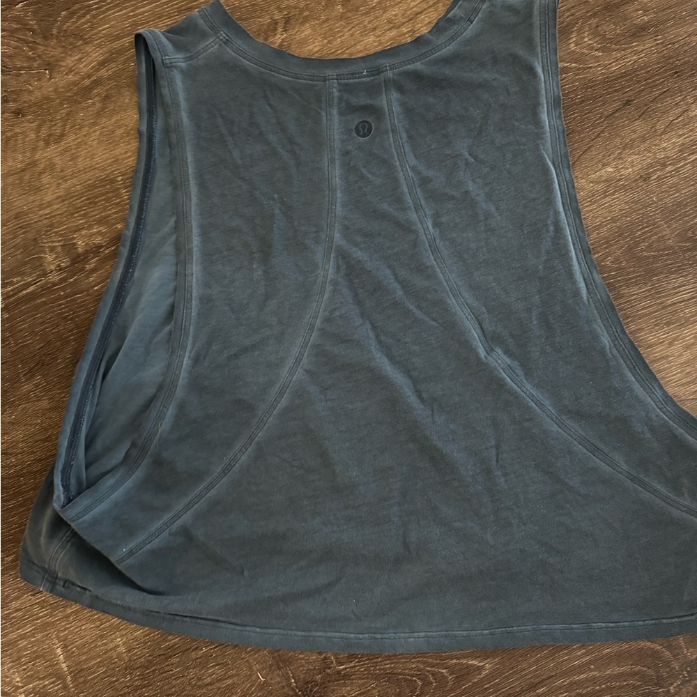 Women's Sleeveless Blue Top